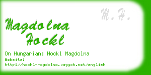 magdolna hockl business card